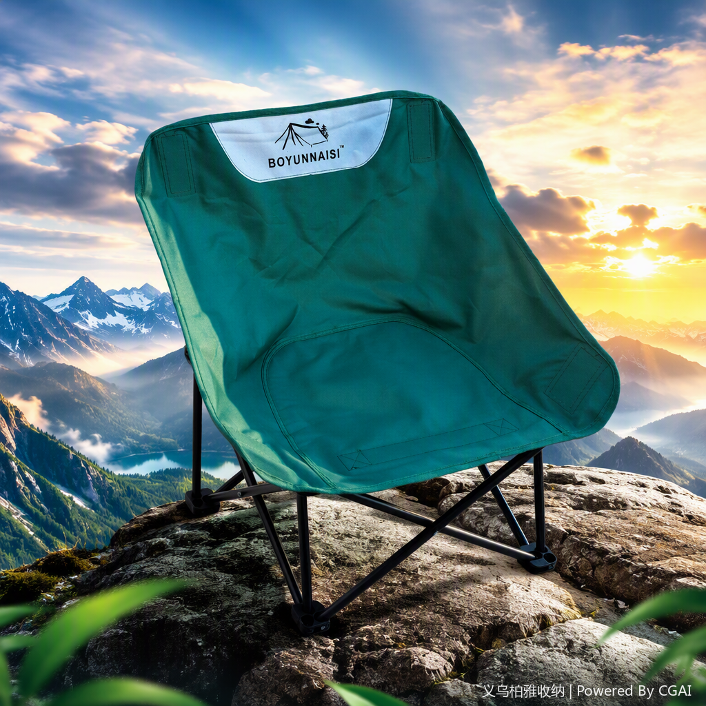 Silla plegable de ocio al aire libre portátil portátil silla de picnic verde al aire libre asiento de ocio portátil Specification image