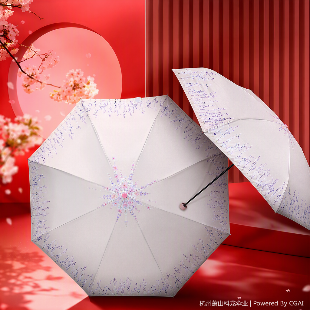 多功能防风遮阳防雨便携雨伞时尚轻巧晴雨两用男女通用产品图