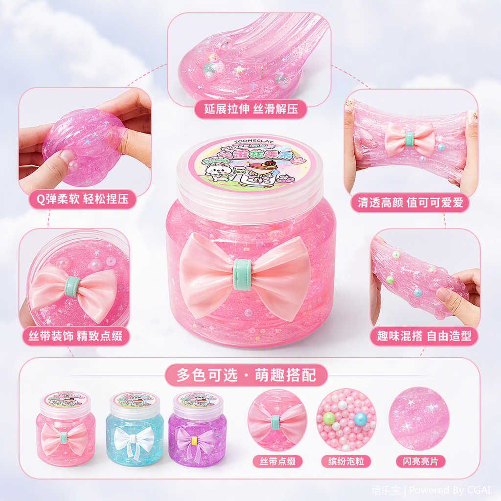 Ribbon flowers and fruits Item Picture