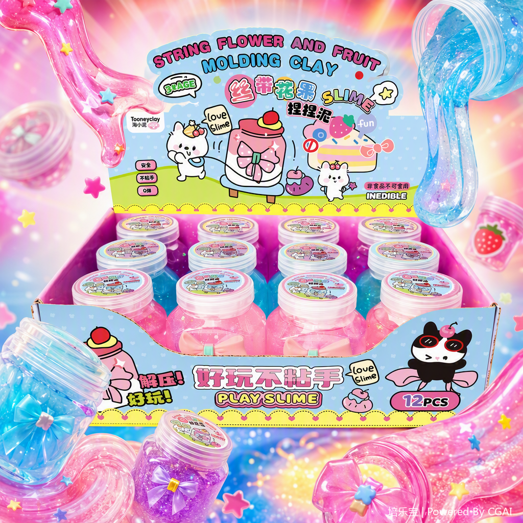 Ribbon flowers and fruits Application Scenario