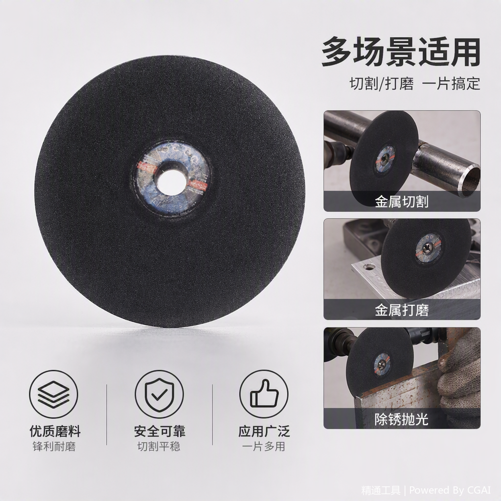 The multi-functional diamond cutting disc, wear-resistant and heat-resistant hardware tool grinding plate is suitable for a variety of materials Application Scenario