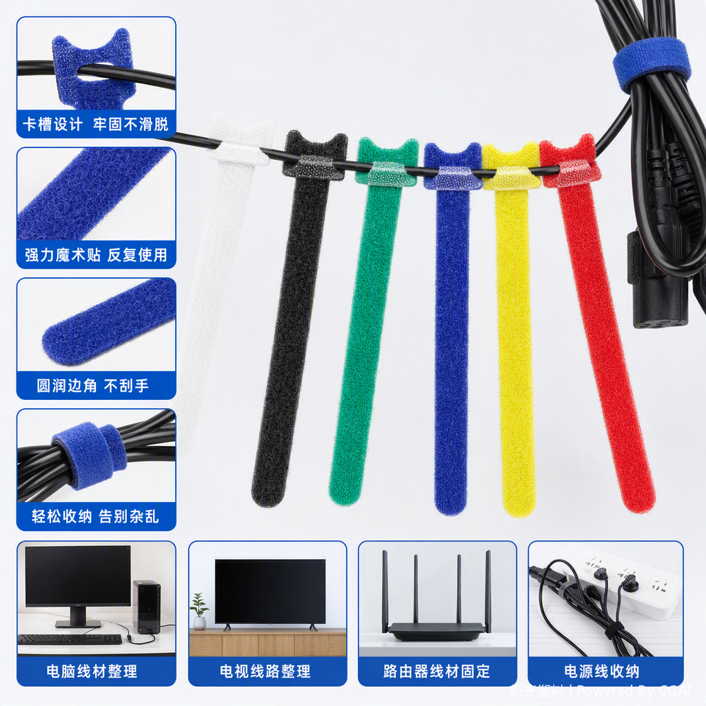 Cordón multifunción cinta de embalaje cuerda de atar atar herramientas de acabado y almacenamiento durable resistencia a altas temperaturas protección del medio ambiente details Picture