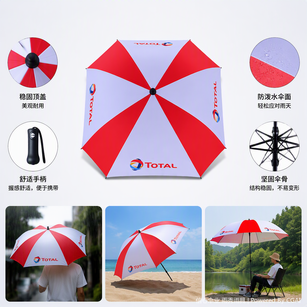 This multi-functional windproof and sunshade umbrella is rainproof, sun-proof, portable and lightweight, suitable for both sunny and rainy days, and is unisplendour Application Scenario