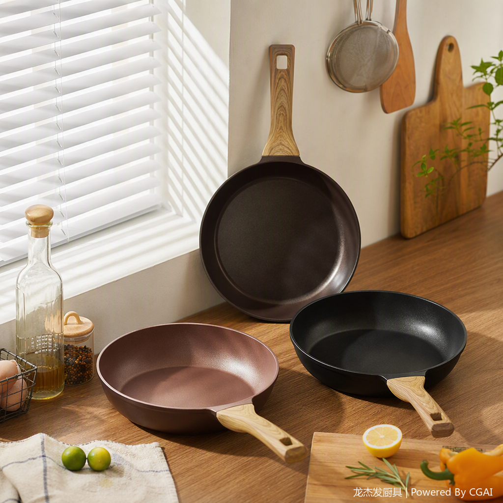 والقدور المتعددة الأغراض غير الملتصقة تستخدم المقلاة بالطهي المقلي والمطابخ المقلية Item Picture