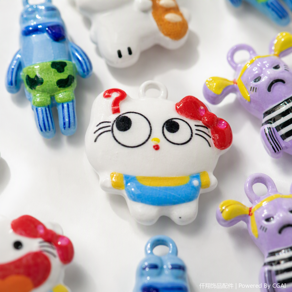 Colorful handmade small pendants, creative decorations, personalized hanging ornaments, gift accessories, and interesting handicrafts Application Scenario