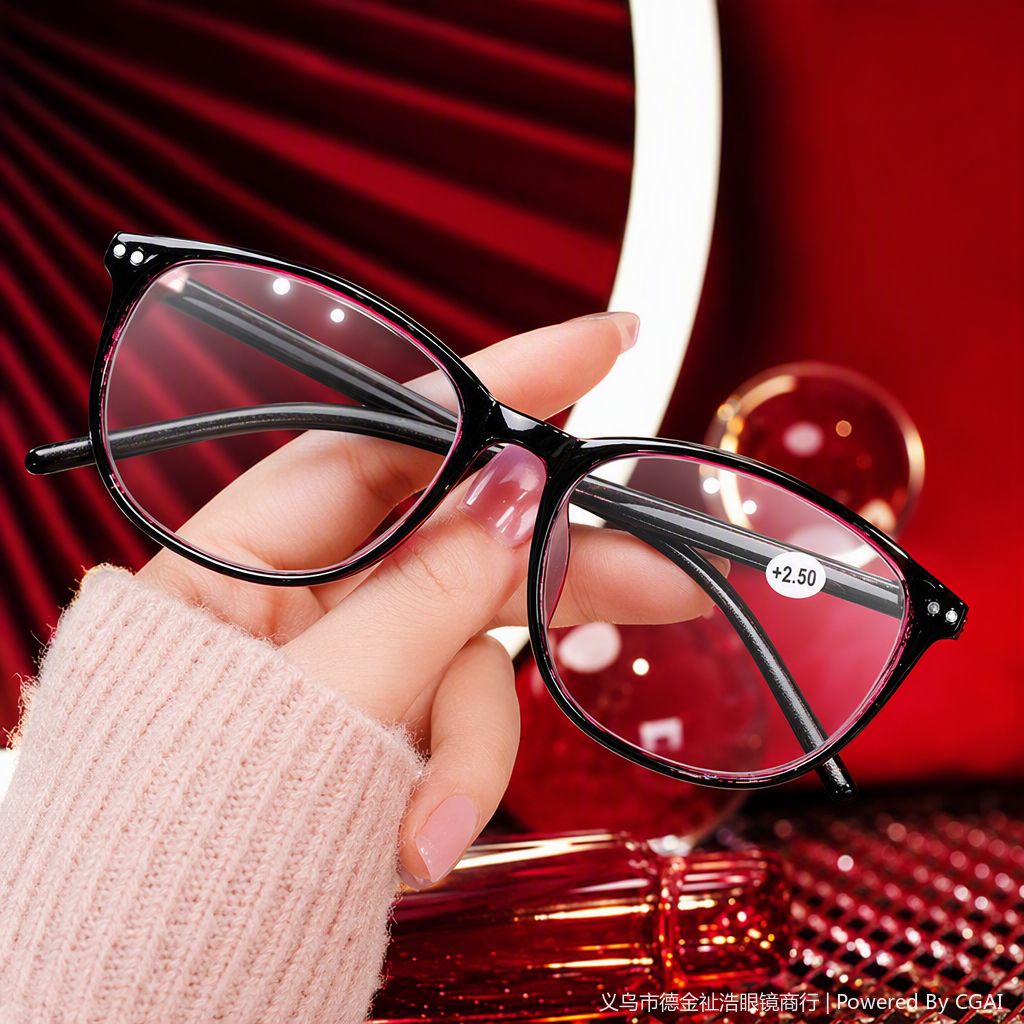 Fashionable and lightweight metal-framed glasses, suitable for both men and women, trendy casual glasses frame, high-definition lens accessories Application Scenario