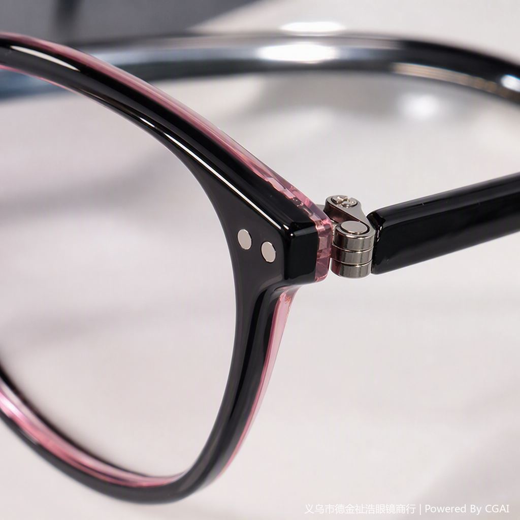 Fashionable and lightweight metal-framed glasses, suitable for both men and women, trendy casual glasses frame, high-definition lens accessories Specification image
