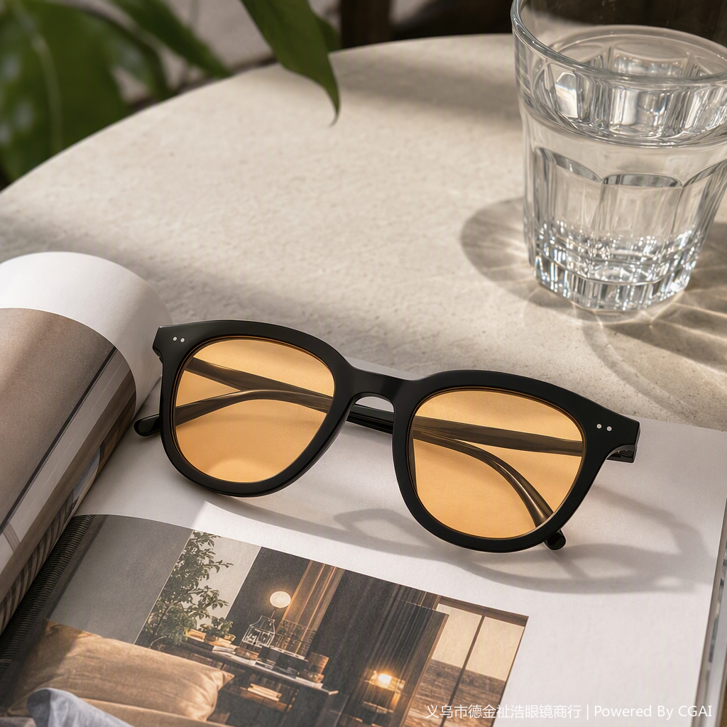 Fashionable polarized sunglasses, trendy sunglasses for men and women, UV-protective sunglasses, sunglasses accessories, casual style details Picture