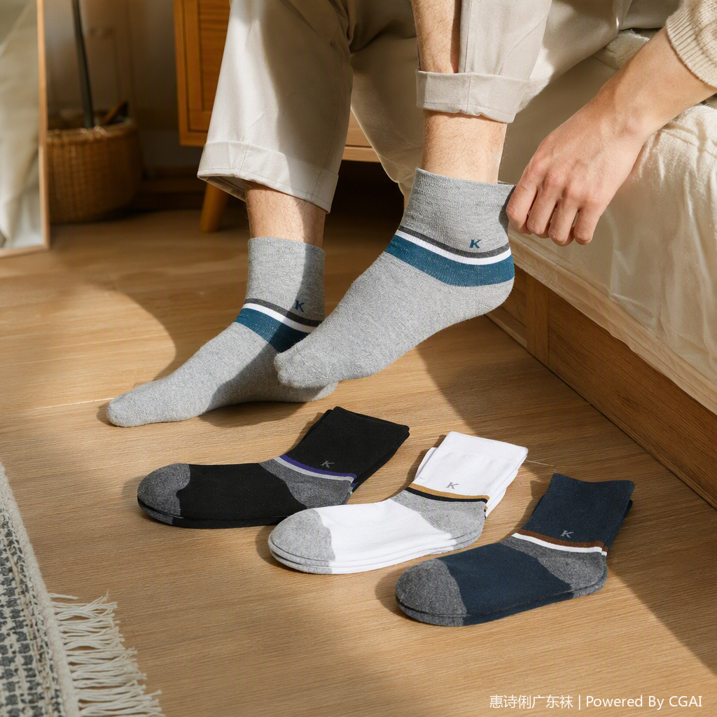 Comfortable and breathable cotton underwear paired with a variety of fashionable and casual socks creates a versatile and trendy sporty combination Specification image