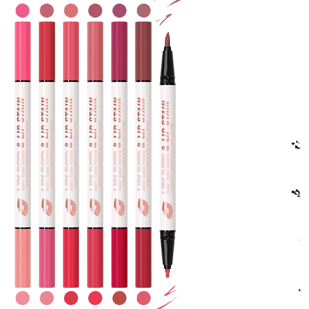 Long-lasting color-changing lip liner pen, anti-smudging, shaping lip makeup, long-lasting makeup without fading, natural lip shape modification Specification image
