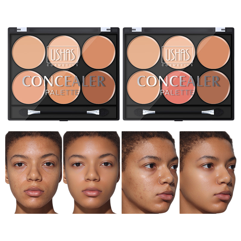 Conjunto de maquillaje facial multicolor disco cosmético profesional soporte de color duradero combinación de maquillaje multifuncional para todo tipo de maquillaje