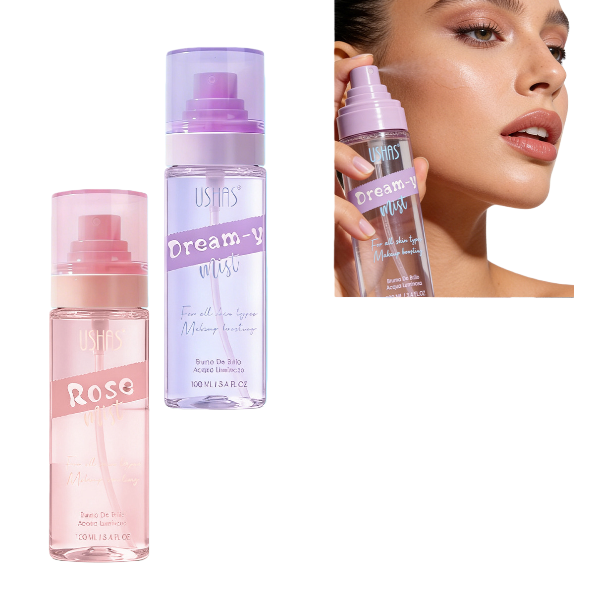 Fresh floral and fruity women's eau de Toilette, long-lasting and natural fragrance, elegant aroma, suitable for daily use