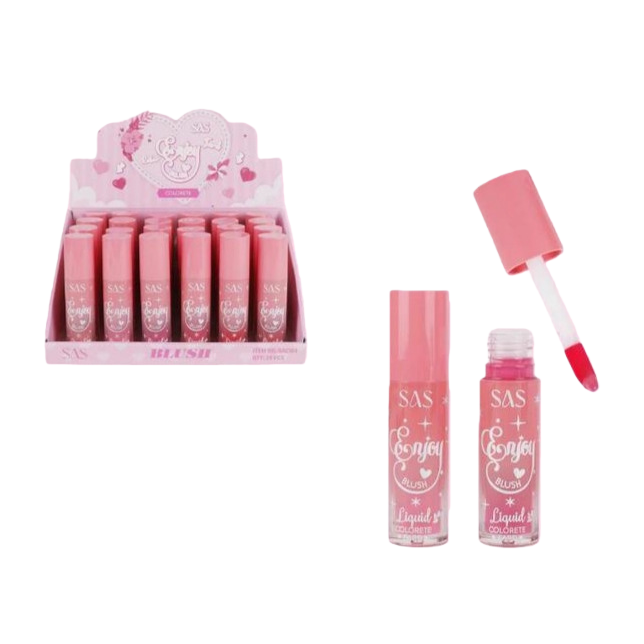 Natural soft mist blush and rouge powder makeup lasts long without smudging, naturally brightening the skin tone