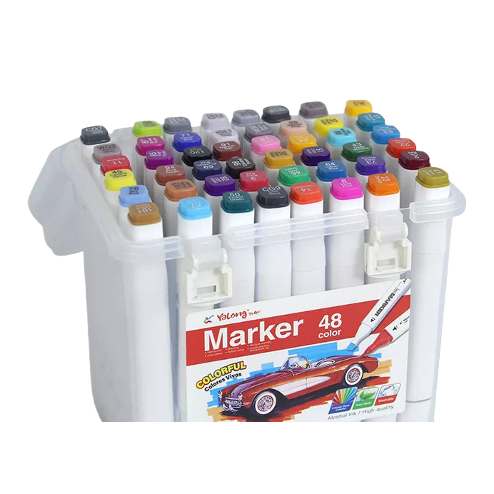 Colorful Office Culture marker Pen Set for students, durable colored marker pens, office supplies Specification image