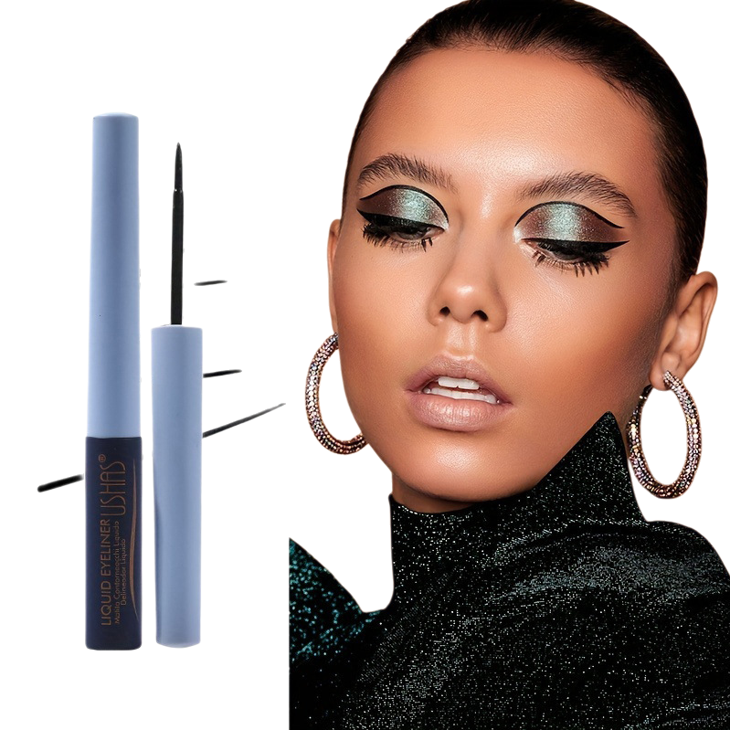 Lápiz líquido duradero anti-mareo eyeliner impermeable a prueba de aceite no mareo natural rico maquillaje suministros Item Picture