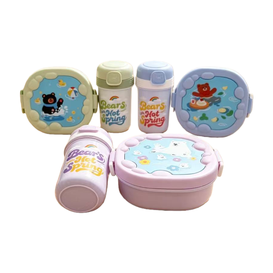 Multi-functional sealed and fresh-keeping lunch box, portable plastic lunch box, household student lunch box with lid, durable and large capacity details Picture