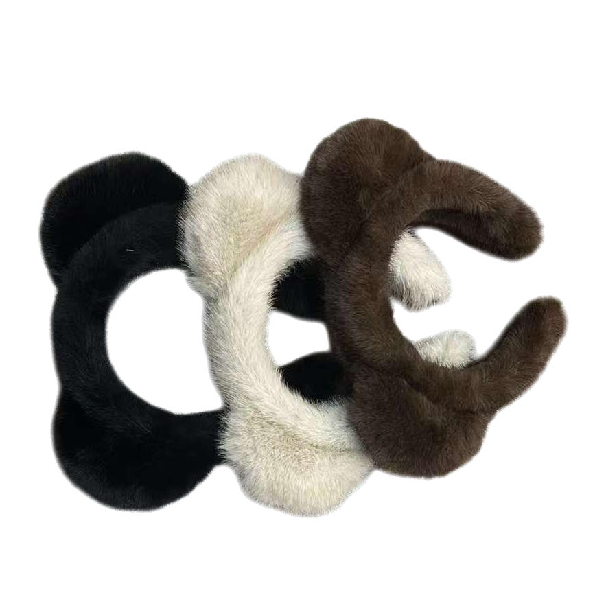 شعر الأرانب الجميل ذو شعر أسود وأبيض وأسمر، وشعر بالغ، له شعر أنثوي Item Picture