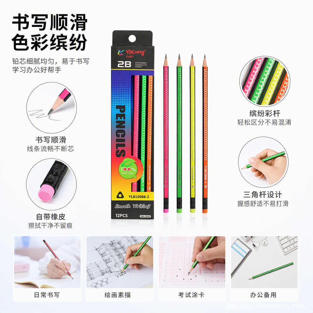 Office culture, art, calligraphy and drawing supplies, multi-functional drawing notebook, drawing tool set for students' professional use details Picture