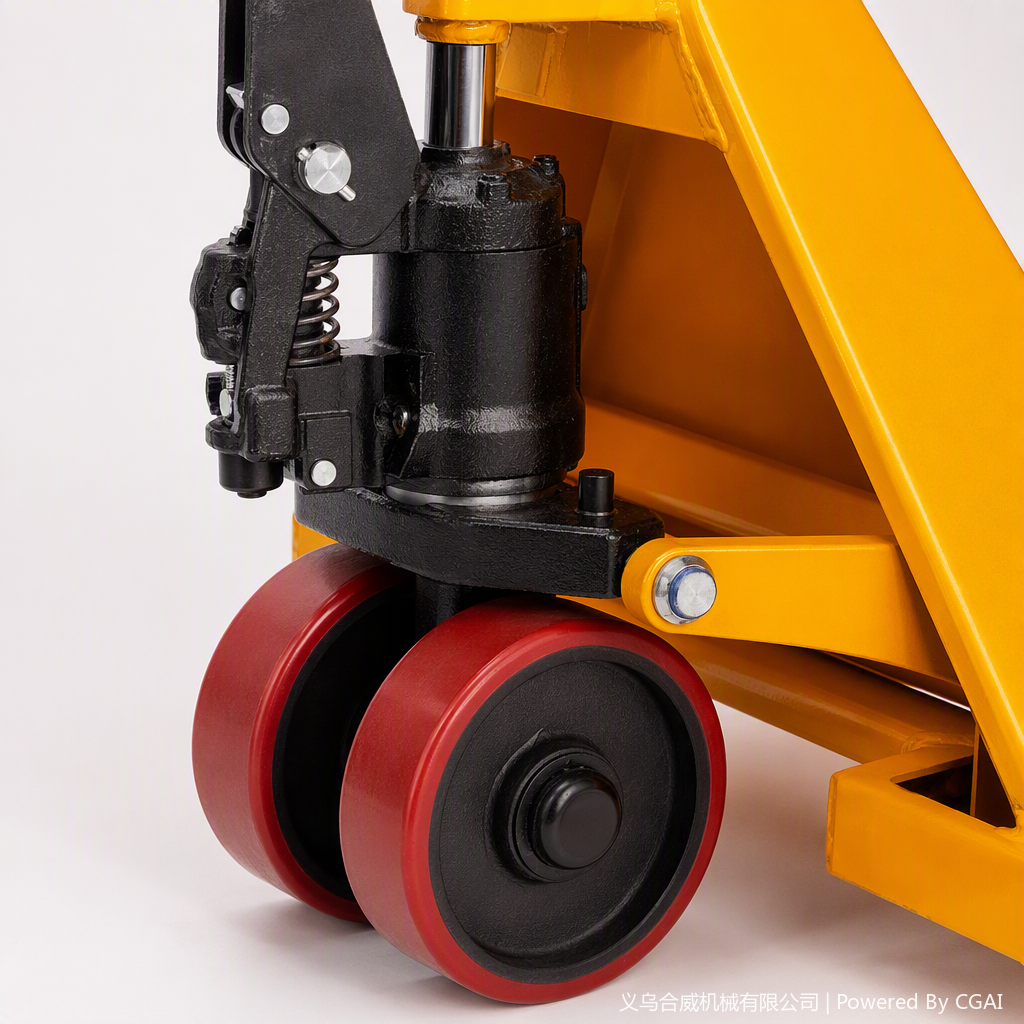 Manual hydraulic stackers are durable and corrosion-resistant tools for warehousing and logistics lifting, loading and handling Item Picture