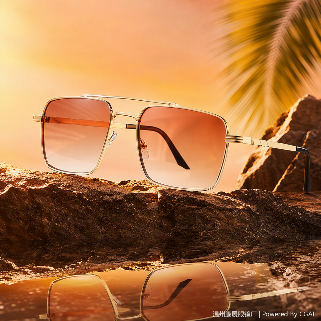 Fashionable polarized sunglasses for men and women, trendy sunglasses for UV protection, driving, outdoor and casual sunglasses accessories Item Picture