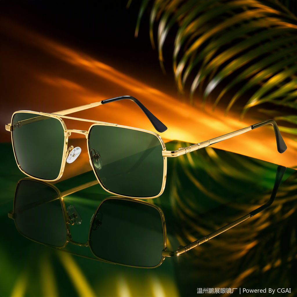 Fashionable sunglasses, polarized sunglasses, trendy UV-protective sunglasses for both men and women, accessories, casual and versatile details Picture