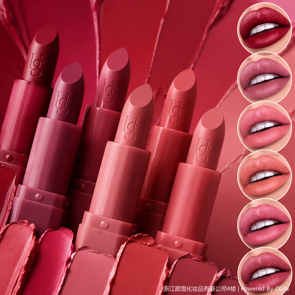 Long-lasting moisturizing lipstick, matte color-changing and moisture-retaining lip gloss, lipstick for students and women