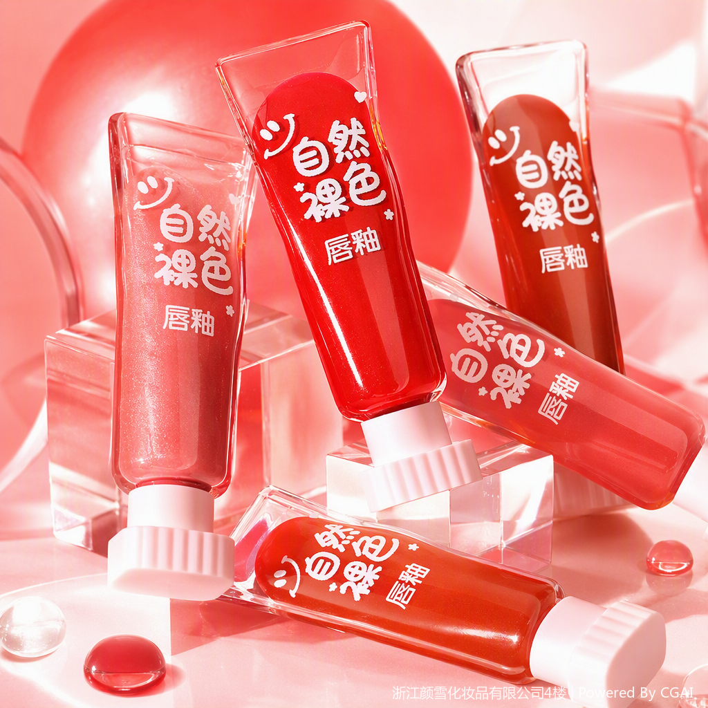 Hidratante labial de larga duración esmalte hidratante y brillante maquillaje labial maquillaje retención de color sin decoloración natural suave details Picture