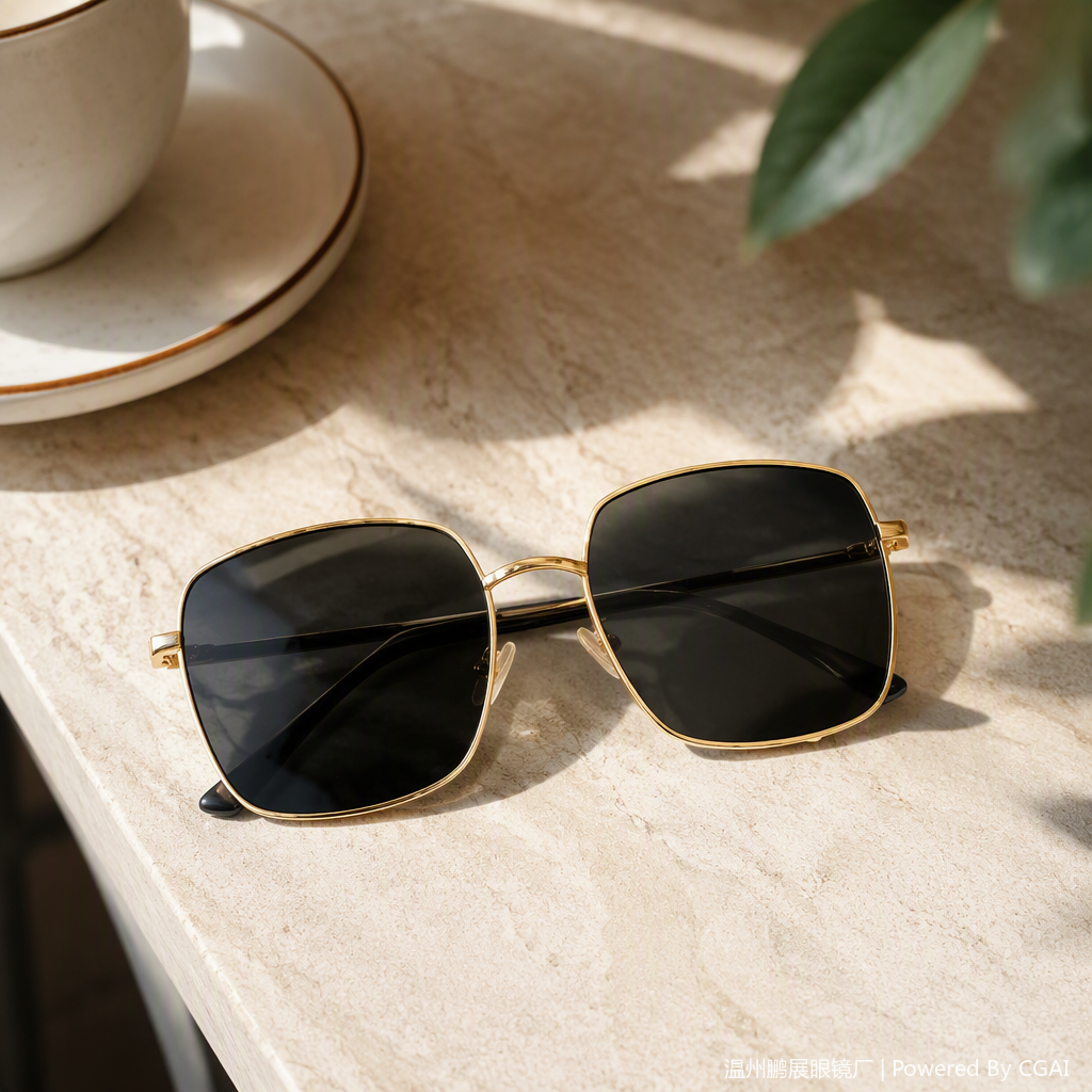 Fashionable polarized sunglasses for men and women, large-framed sunglasses for UV protection, driving and casual sunglasses accessories Application Scenario