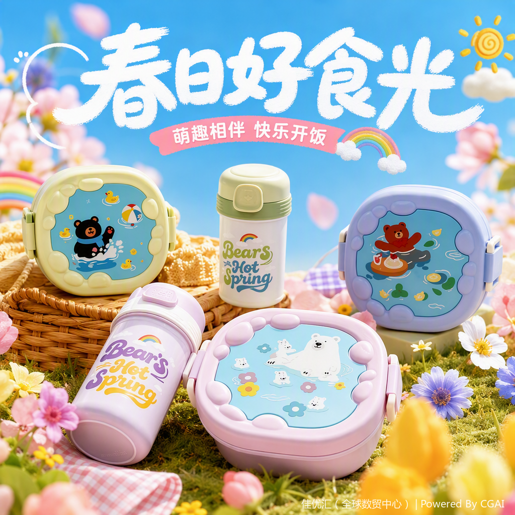 Multi-functional sealed and fresh-keeping lunch box, portable plastic lunch box, household student lunch box with lid, durable and large capacity Item Picture