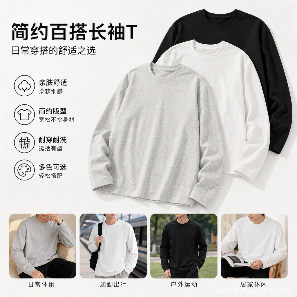 时尚休闲长袖衬衫麻点设计百搭宽松灰色潮流秋冬款