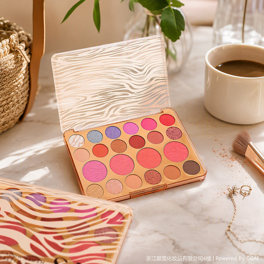 Multi-color facial makeup set combination plate, long-lasting color, multi-effect contouring powder, blush, eyeshadow plate, special for students Item Picture