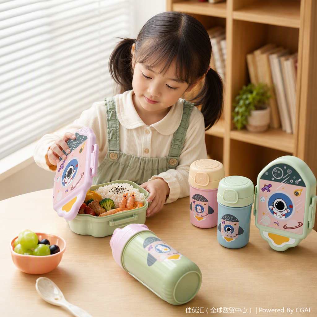 Multi-functional sealed and fresh-keeping lunch box, portable plastic lunch box, household covered storage container, large capacity and durable