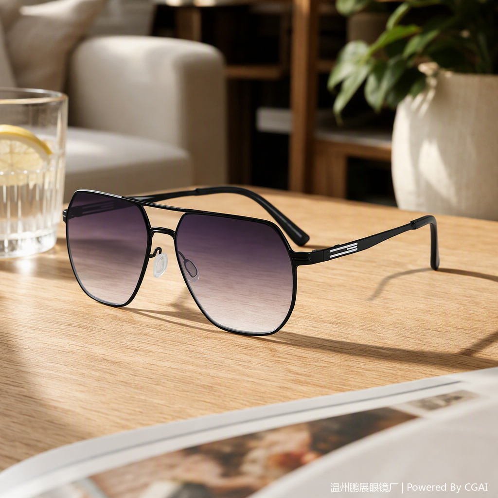 Fashionable polarized sunglasses, trendy sunglasses for men and women, UV-protective sunglasses, sunglasses accessories, casual sunglasses details Picture