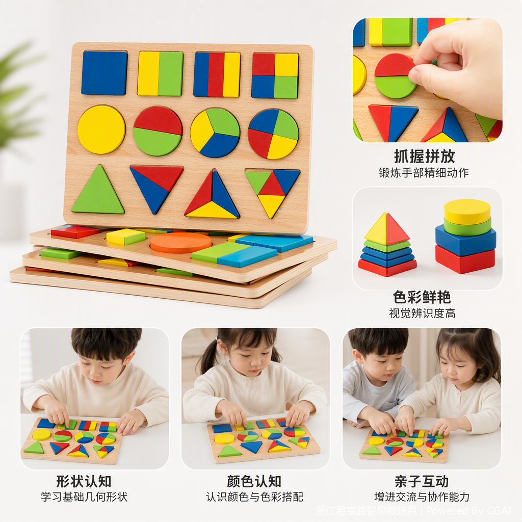 Fun and educational jigsaw puzzle boards, educational toys, early education and educational games, children's building and assembly toys Application Scenario