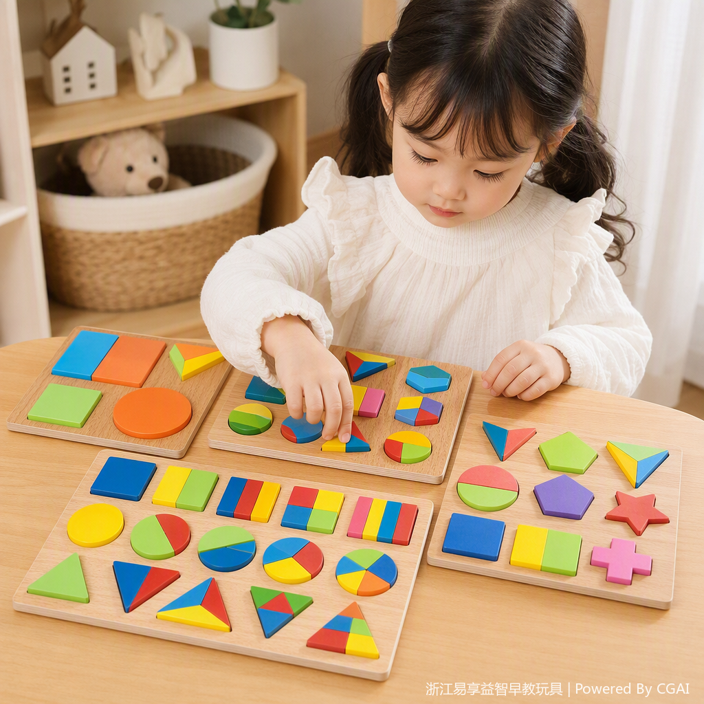 Fun and educational jigsaw puzzle boards, educational toys, early education and educational games, children's building and assembly toys details Picture