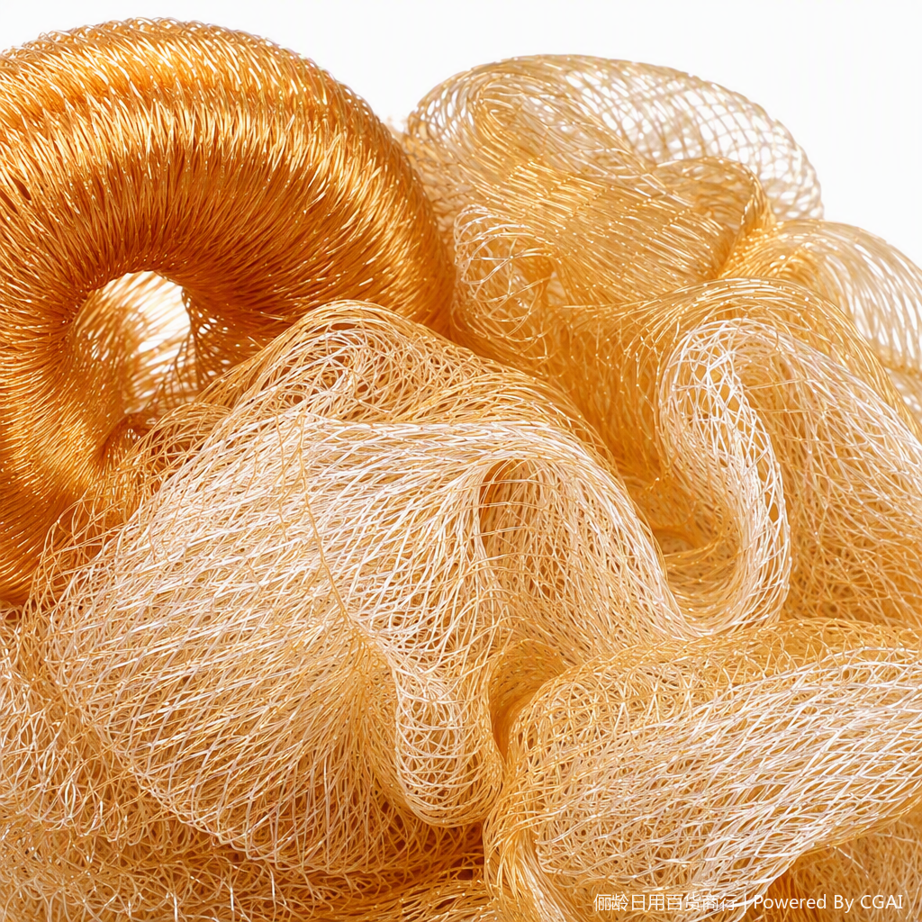 The golden mesh bath ball is soft and fine, cleansing the skin. It has rich foam and a long-lasting fragrance, making it a must-have for the bathroom Application Scenario