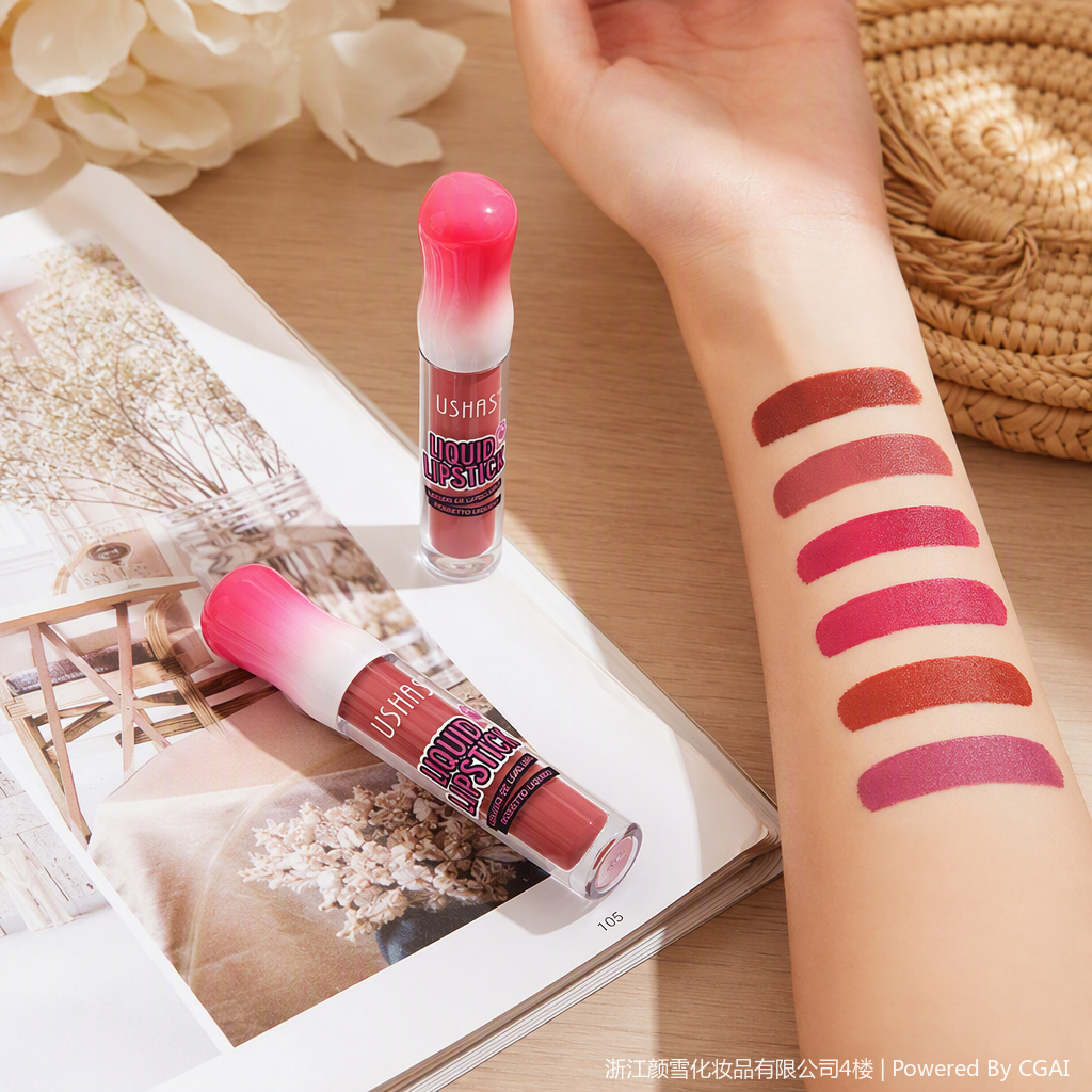 Long-lasting hydrating lip gloss moisturizes, hydrates and brightens the lip makeup liquid. The lip makeup maintains color without smudging details Picture