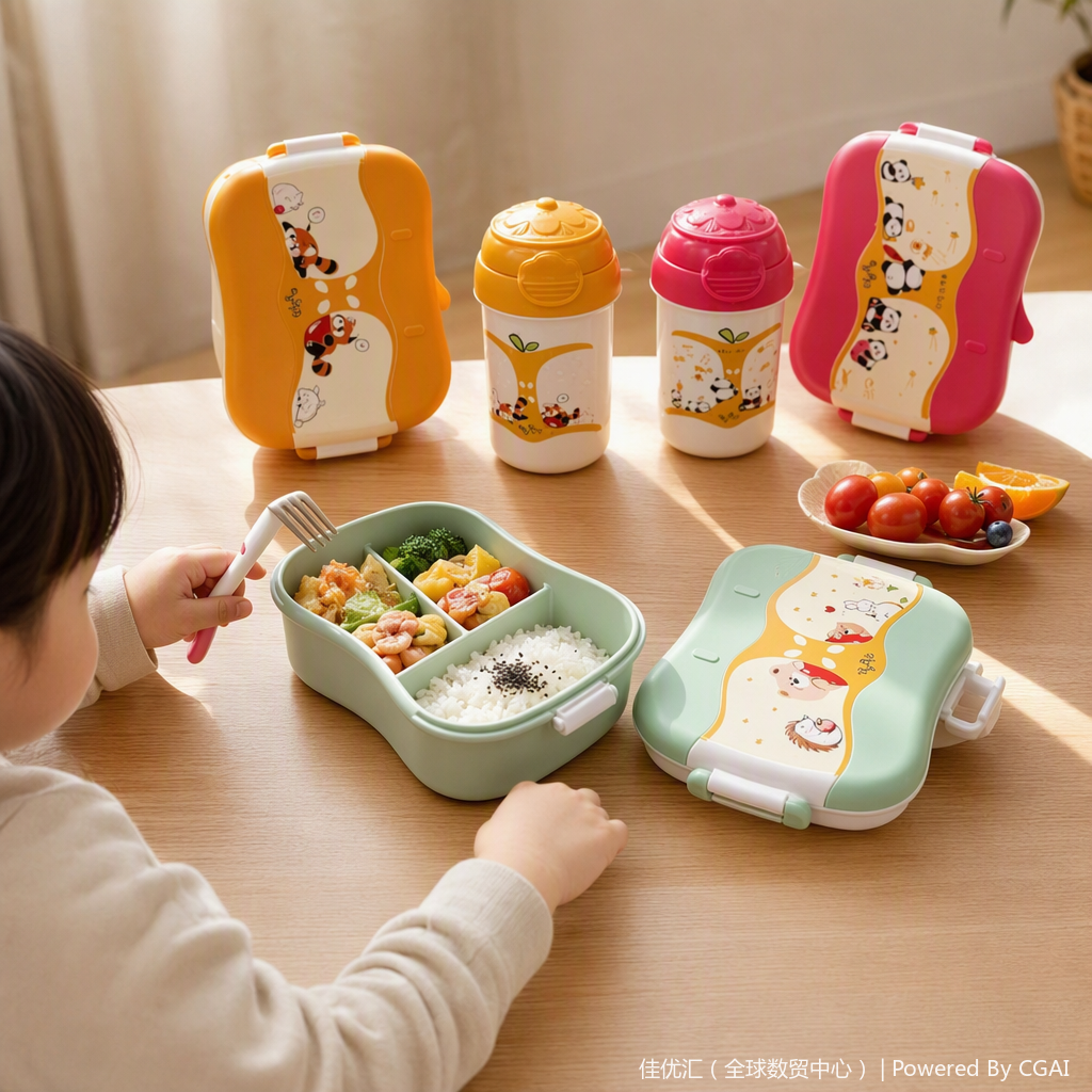 Multi-functional sealed and fresh-keeping lunch box, portable plastic lunch box, household covered storage box, large capacity, simple and durable Item Picture