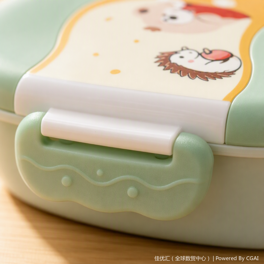 Multi-functional sealed and fresh-keeping lunch box, portable plastic lunch box, household covered storage box, large capacity, simple and durable Specification image