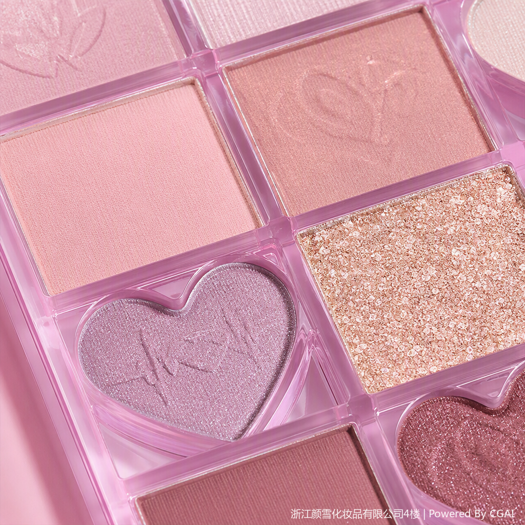 Multi-color eyeshadow palette, long-lasting color display, anti-smudging, natural makeup, eye makeup products