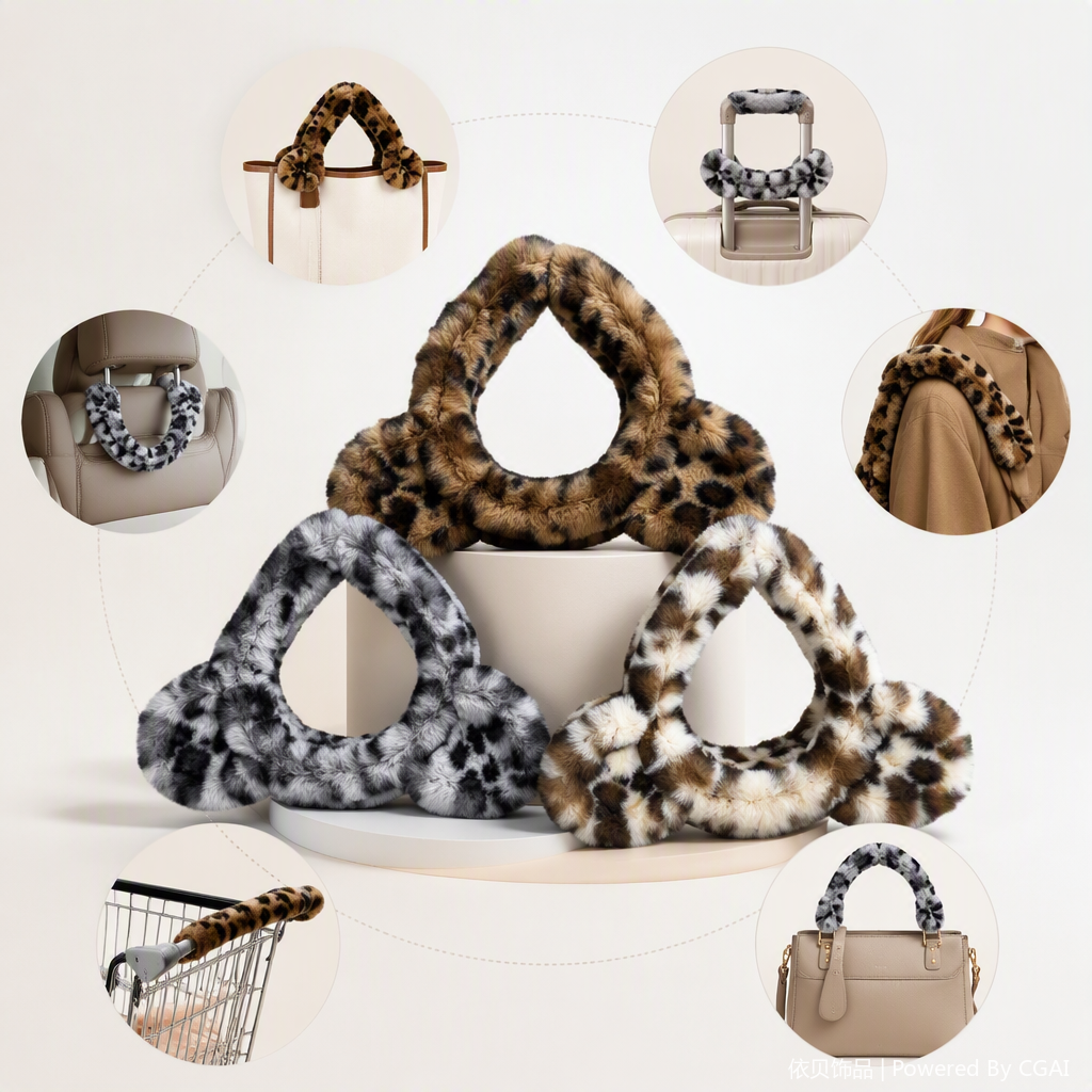 Fashionable leopard print plush ear cups and warm ear covers are soft, comfortable and trendy accessories suitable for both men and women in winter