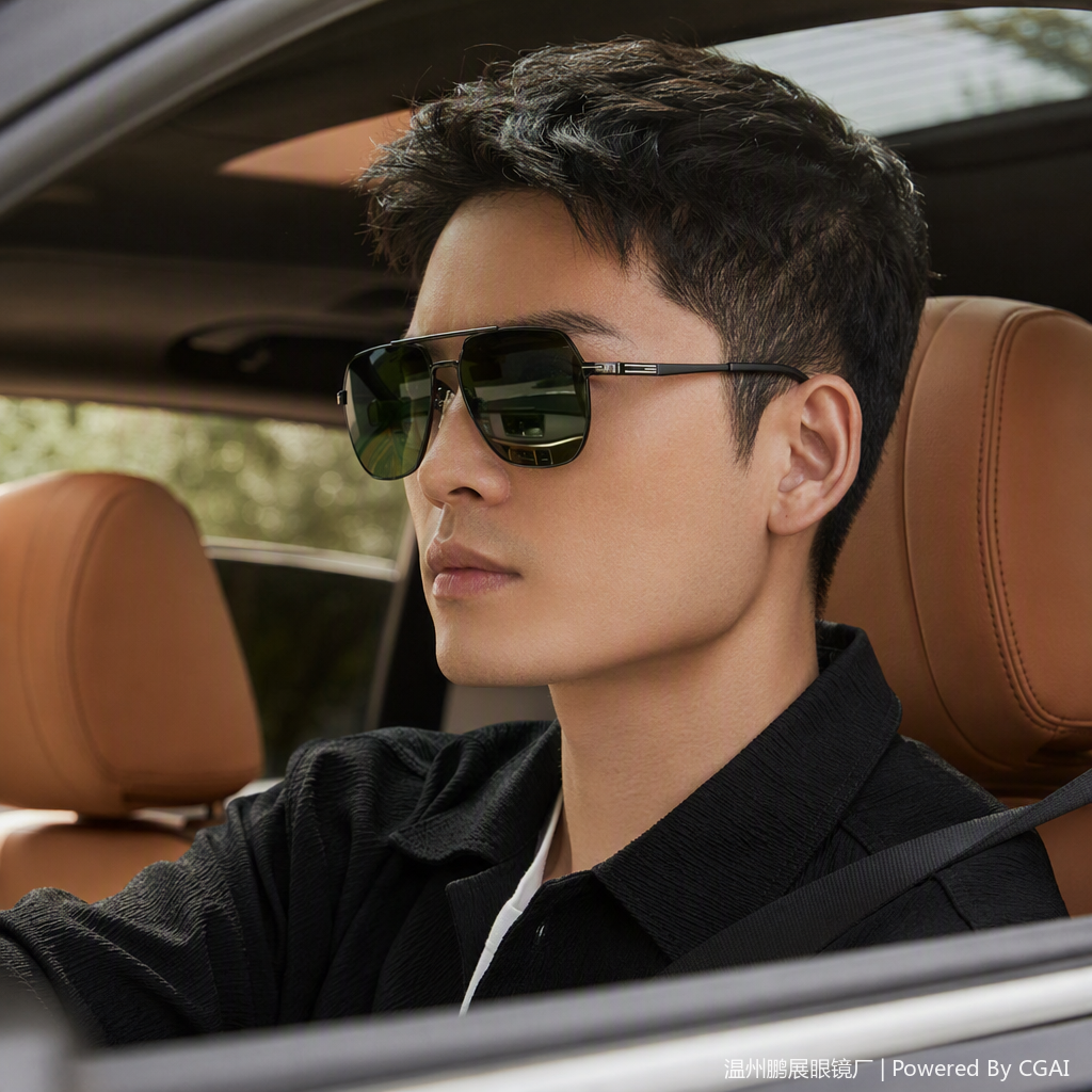 Fashionable polarized sunglasses for men and women, trendy sunglasses for UV protection, driving sunglasses and accessories Item Picture
