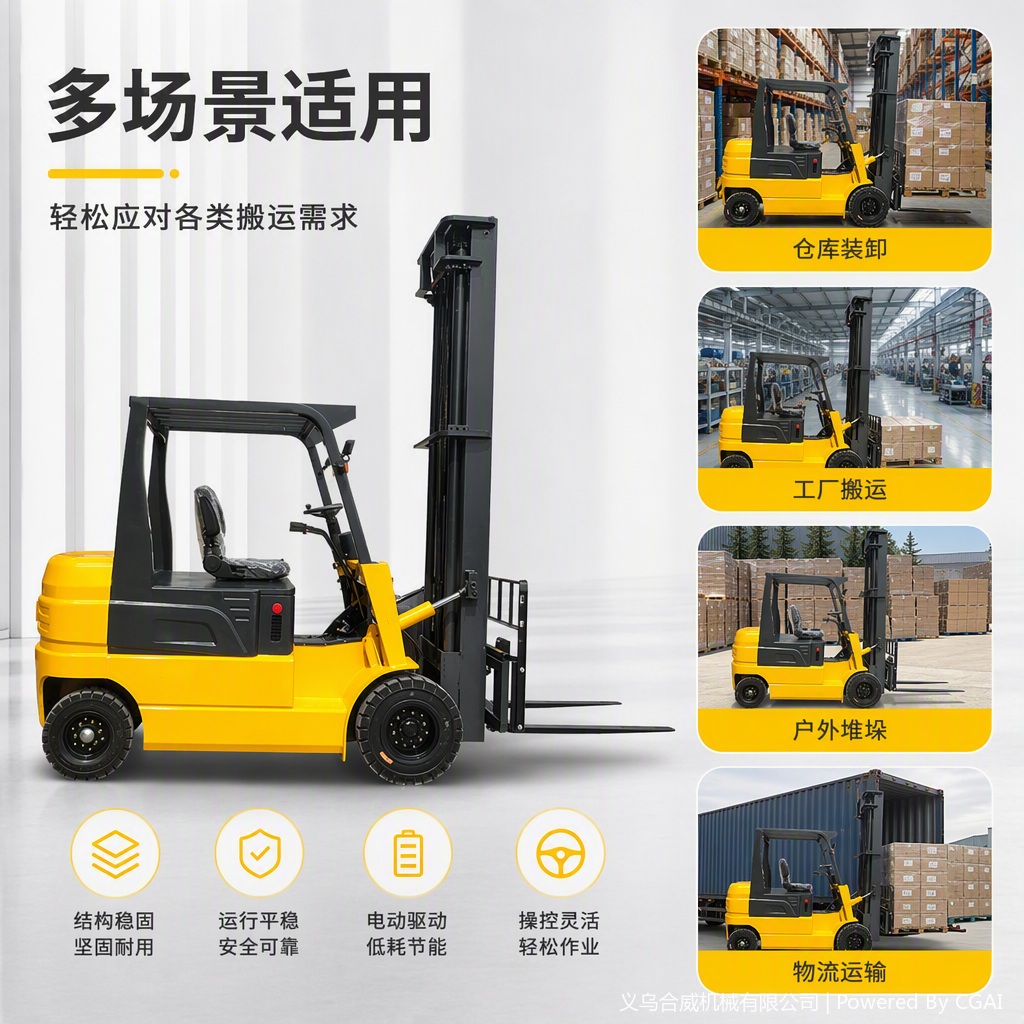 Multi-functional forklifts and industrial hardware tools efficiently enhance the efficiency of logistics operations Specification image