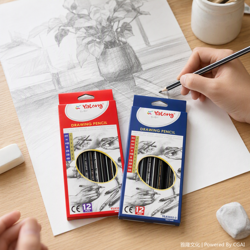 Multi-functional office cultural art, calligraphy and drawing supplies, creative drawing tool set, student professional drawing pen details Picture