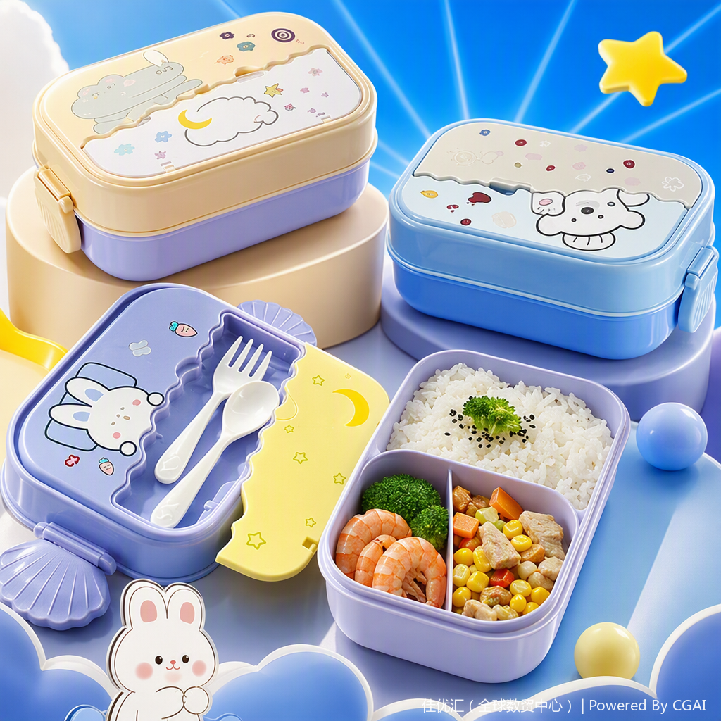 Multi-functional sealed food preservation box set, portable lunch box, plastic tableware storage box, household kitchenware Application Scenario