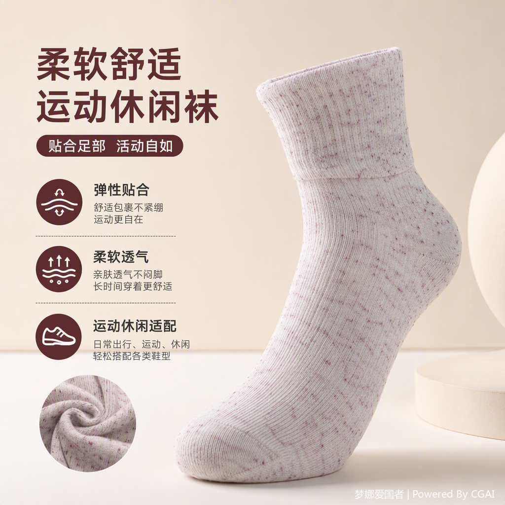 White packaging box, multi-color socks, comfortable, breathable, casual men's and women's gift box, practical outfit