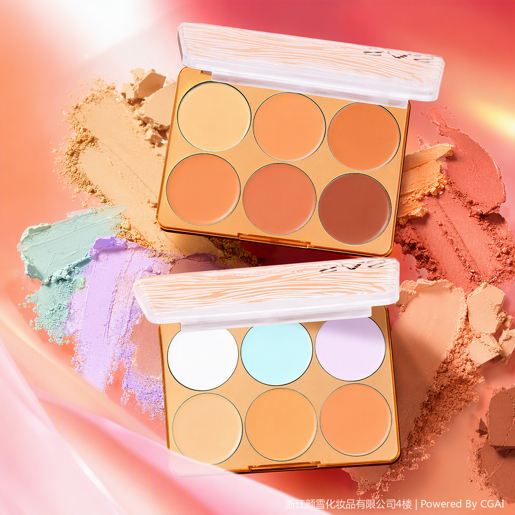 Multi-color eyeshadow, blush, highlighter, contouring makeup set, long-lasting color display, multi-purpose makeup set for women Application Scenario
