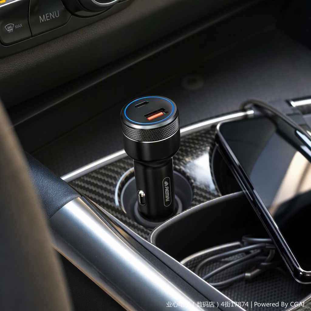 Cargador rápido multifunción para coche encendedor de cigarrillo de coche one drag multi smart security compatible con adaptador de carga rápida details Picture