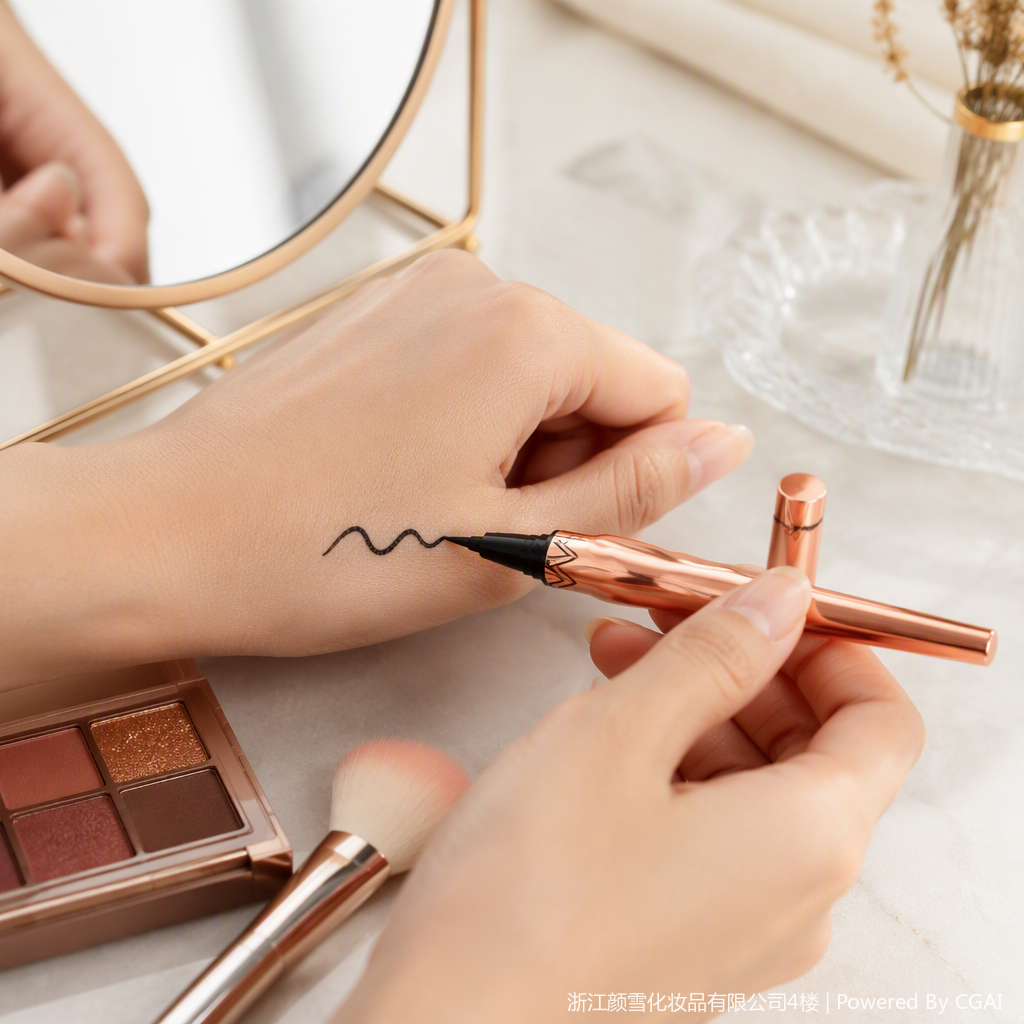 Duradero eyeliner a prueba de mareo impermeable y resistente al sudor no mareo maquillaje natural y delicado suministros de maquillaje para estudiantes Item Picture