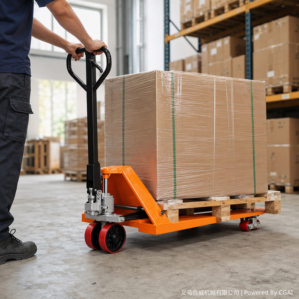 Manual hydraulic stackers are lightweight, durable and suitable for a wide range of scenarios as warehousing and logistics handling tools Item Picture